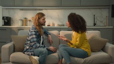Multiracial Couple Diversity Caucasian Man African American Woman Girl