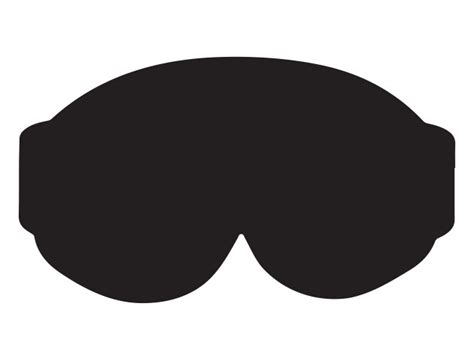 Swimming Goggle Silhouette Art Royalty Free Vector Image