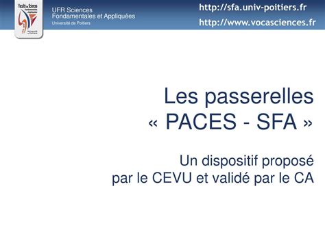 PPT UFR Sciences Fondamentales et Appliquées PowerPoint Presentation