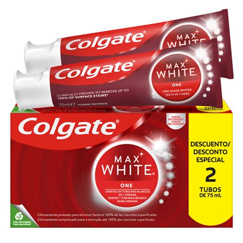 Pasta De Dentes Max White One Colgate Emb 2 X 75 Ml Continente Online