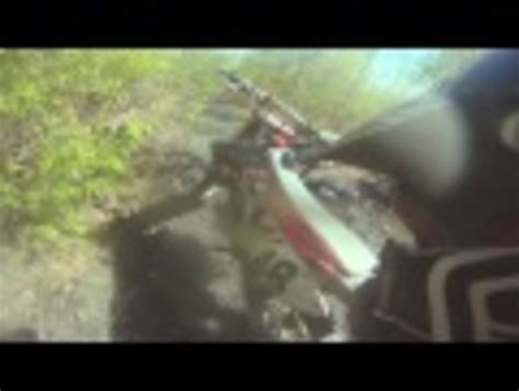 Dirt bike Crash - Helmet Cam - Coal Region Trail RIding - ziggapalooza ...