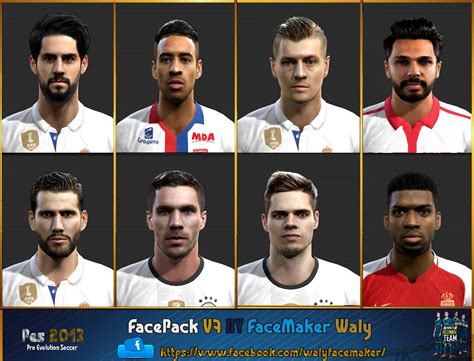 FB PES 2013 Face Pack V7 By Facemaker Waly