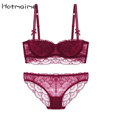 Fashion Autumn And Winter Women S Sexy Lace Underwear Padded Bra Set