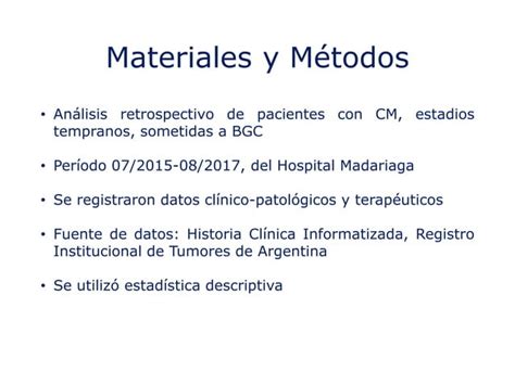 Biopsia de ganglio centinela técnica combinada en cáncer de mama PPT