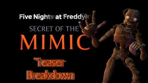 Fnaf Secret Of The Mimic Teaser Breakdown Fallfest New