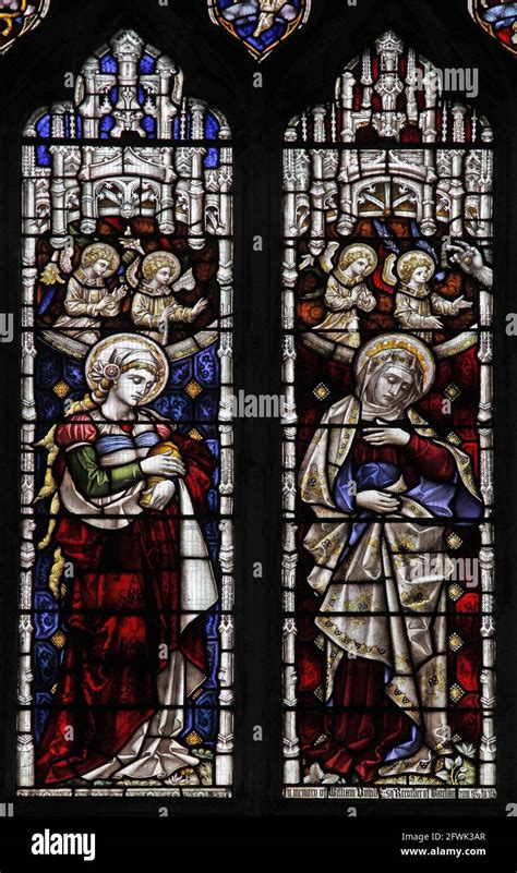 Stained Glass Window By Clayton And Bell St Mary Magdalene And Mary Wife Of Cleopas At The