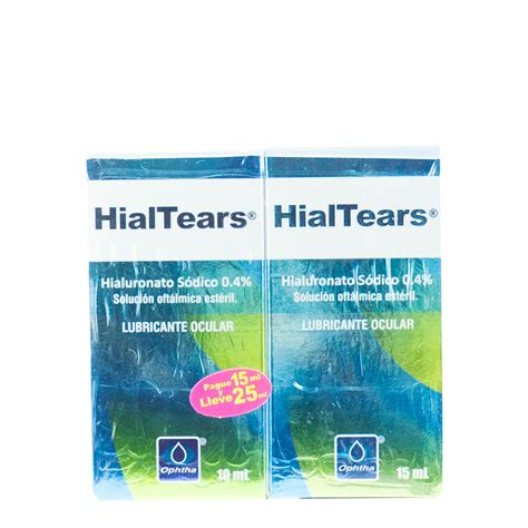 Hialtears Soluci N Oft Lmica Est Ril Frasco X Ml Gratis Ml