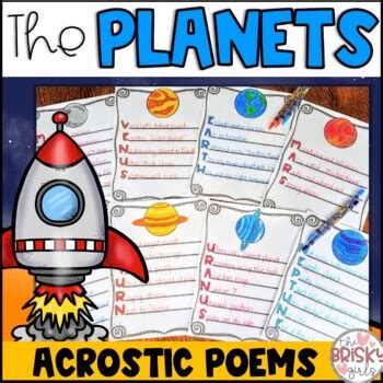 Planet Writing Acrostic Poems FREEBIE by The Brisky Girls | TPT