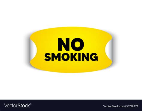 No Smoking Banner Stop Smoke Sign Royalty Free Vector Image