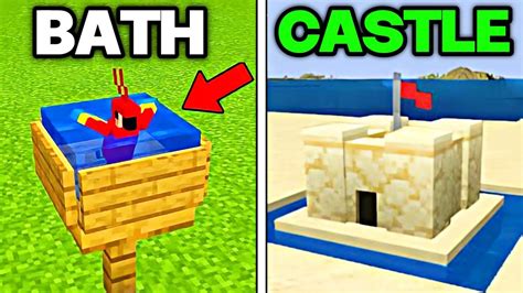 Genius Minecraft Build Hacks YouTube