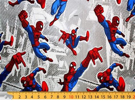 Comprar Tricoline Homem Aranha Fundo Cinza E Branco Arco Ris Tecidos