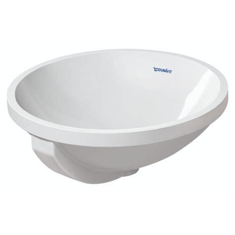 Duravit Architec White Ceramic Undermount Round Bathroom Sink 23625