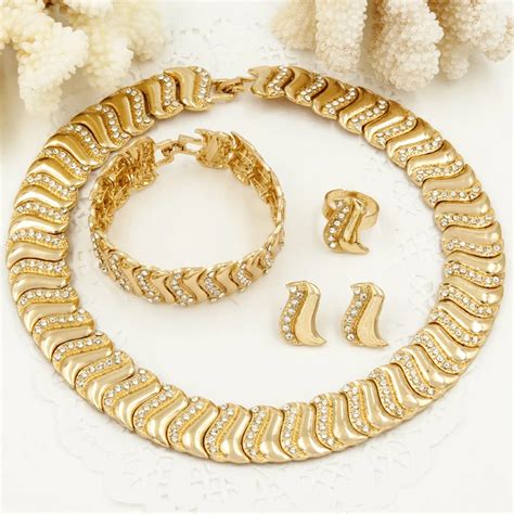 18K Gold Plated Jewelry Sets Obviously Fab