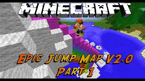 Minecraft Epic Jump Map LET S TRY DIS AGAIN Part 1 YouTube