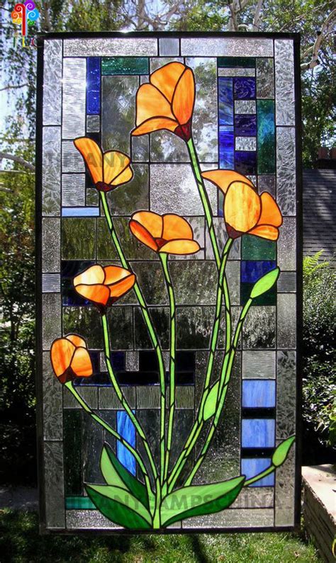 Flower Tiffany Stained Glass Windows Lp 006 Stained Glass Windows Manufacturer Of Modern