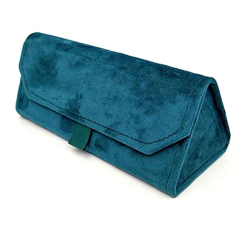 Wholesale Handmade Eyeglasses Case Carrying Eyewear Box Triangle Natural Folding Box Sunglasses