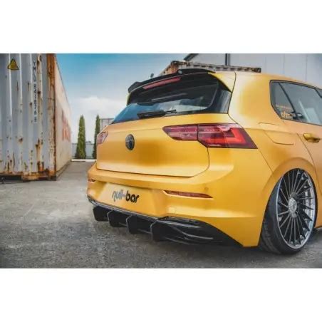 Tuning Maxton Racing Durability Rear Diffuser V Vw Golf Red Maxton