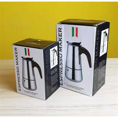 Jual MOKA POT STAINLESS STEEL COFFEE MAKER MOKAPOT PEMBUAT KOPI