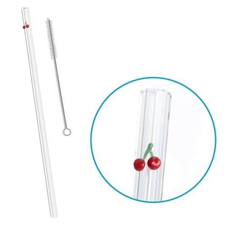 Accented Glass Straws Drinking Straws Glass