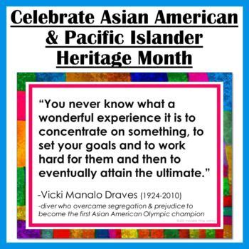 AAPI Heritage Month Posters with Inspiring Quotes from Asian American Athletes in 2022 ...