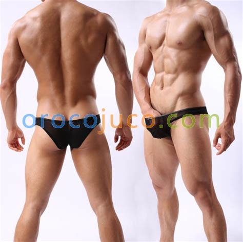 Hei E M Nner Sexy Durchsichtig Mesh Mini Bikini Kurze Unterw Sche Ausbuchtungen Bikinis Briefs