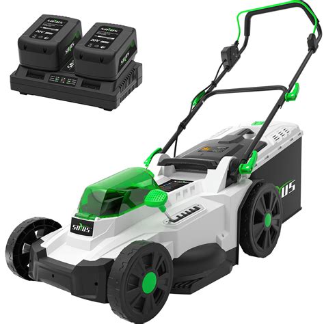 Amazon SOYUS Electric Lawn Mowers Cordless 17 Inch 40V 2 In 1