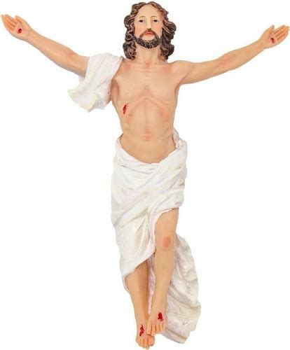 Imagem Jesus Ressuscitado 40 Cm Parede Resina Importada Mercado Livre