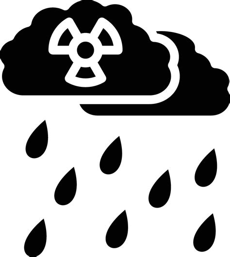 Acid Rain Vector Icon 36562320 Vector Art At Vecteezy