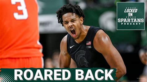 Msu Basketball Gets Huge Win Over Illinois Malik Hall Aj Hoggard Slam