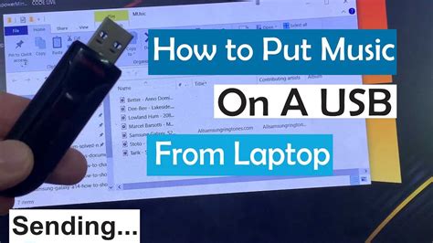 How To Put Music On A USB From A Laptop How To Put Songs In Pendrive