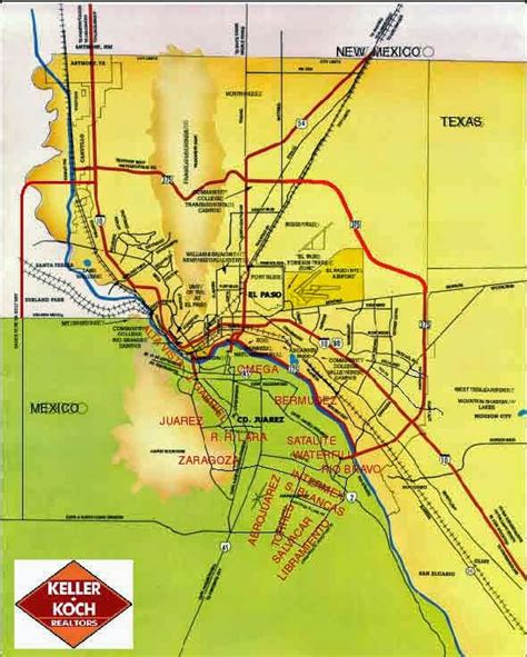 Maps Of Juarez Mexico