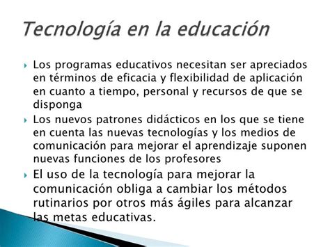 Los Avances Tecnológicos En Educación