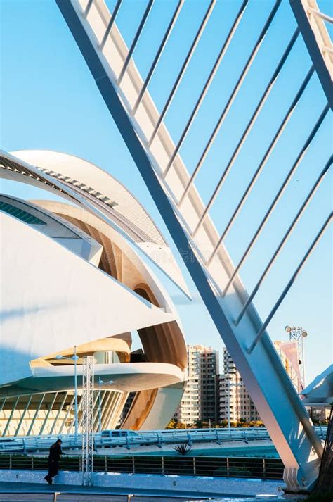 Modern Architecture Of City Of Arts And Sciences Valencia Spain