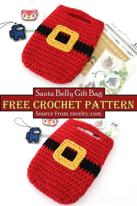 Crochet Gift Bag Patterns For Small Gifts Diyscraftsy