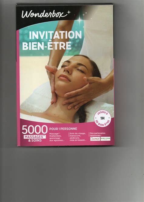 Coffret Wonderbox Invitation Bien Etre EBay