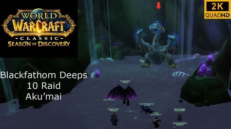 World Of Warcraft Season Of Discovery Blackfathom Deeps Aku Mai