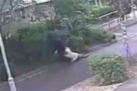 Shocking Moment Screaming Woman 92 Is Dragged Along Ground By Thug