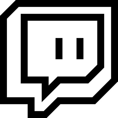 White Twitch Logo