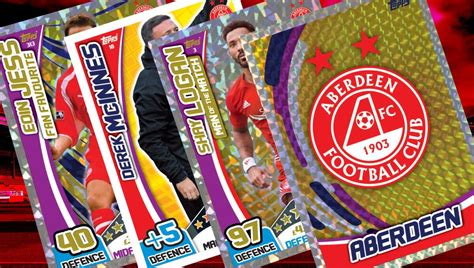 Aberdeen FC Topps Launches All New SPFL Match Attax Collection