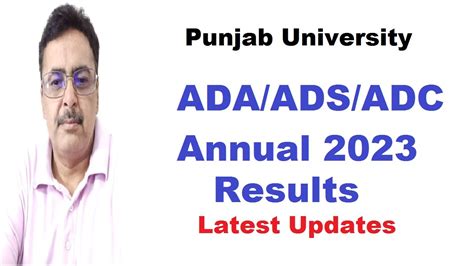 BA ADA ADS Annual 2023 Part 1 2 Results Punjab University PU Results