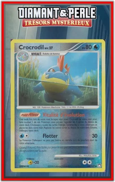 Crocrodil Reverse Dp Tr Sors Myst Rieux Carte Pok Mon