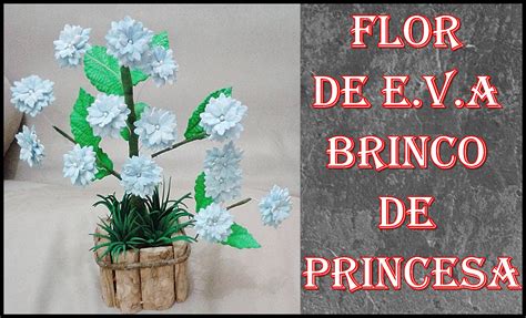 Arte Safira Brinco De Princesa Tutorial Dessa Linda Flor De E V A