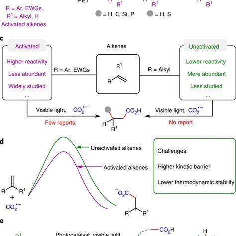 Visible Light Photocatalytic Di And Hydro Carboxylation Of Unactivated