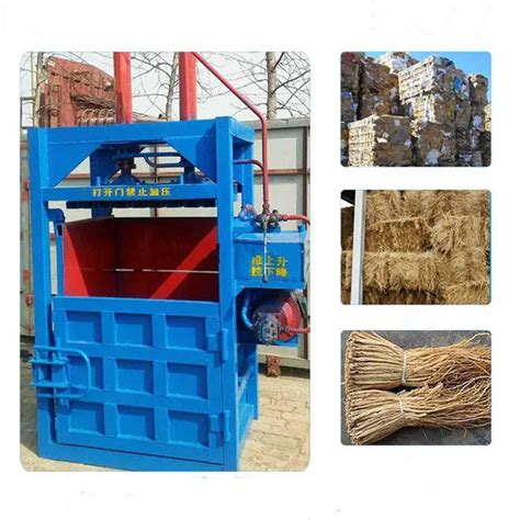 Vertical Baling Press Machine Scrap Metal Baler Used Plastic Bottle