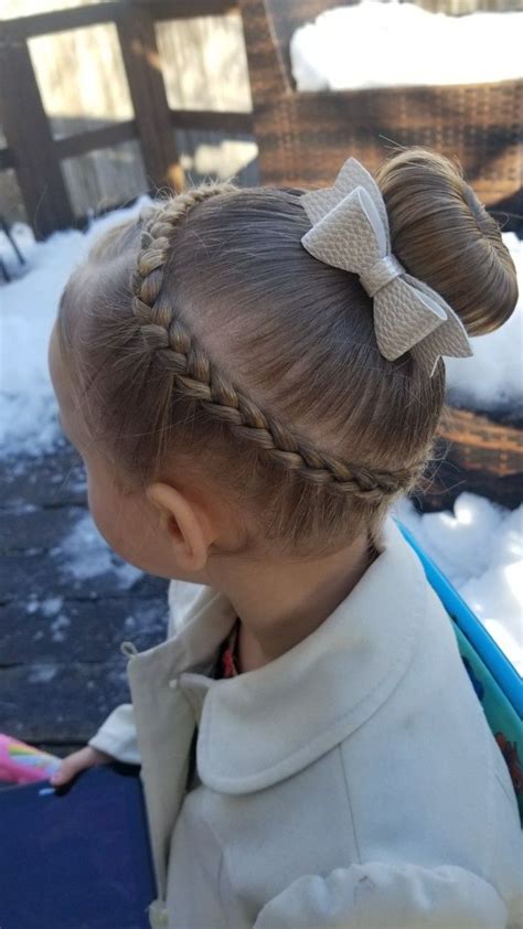 Kids Bun Hairstyle Bun Hairstyles Hair Styles Hairstyle