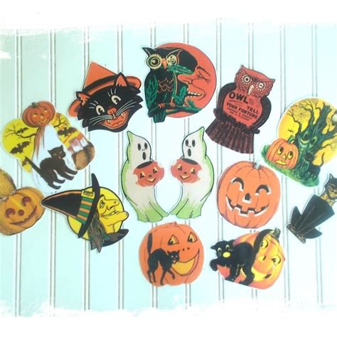 Vintage Halloween Decorations Etsy