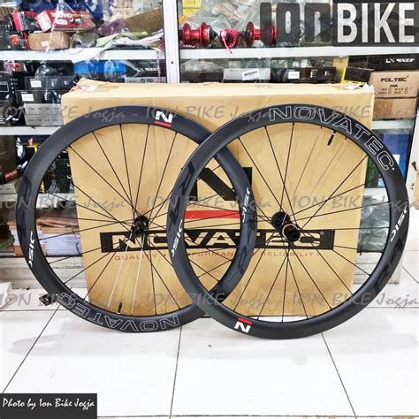 Jual Wheelset 700c Novatec R4 Carbon Discbrake Sepeda Balap 45mm