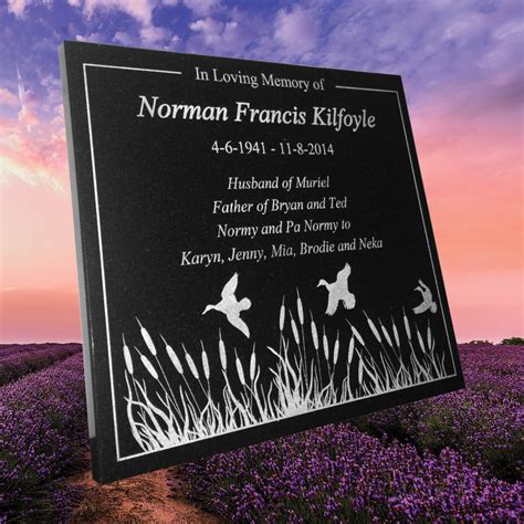 Laser Etched Granite Plaques Forever Shining Memorials