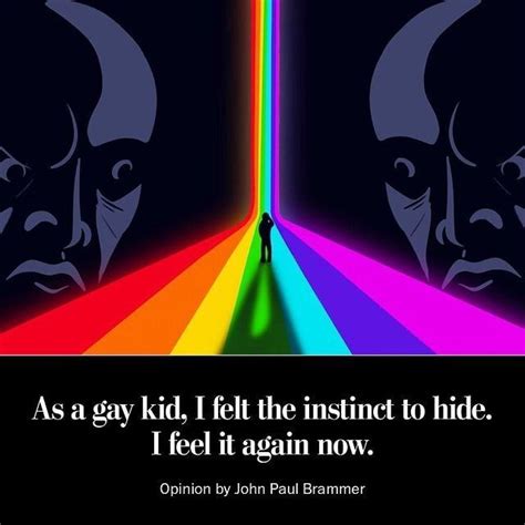 As A Gay Kid I Felt The Instinct To Hide Feel It Again Now Opinion