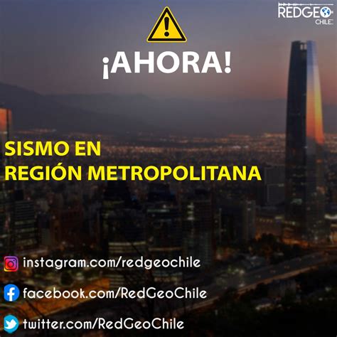 Red Geocientífica De Chile On Twitter Ahora ⚠️🟢 Sismo Leve Se Percibe